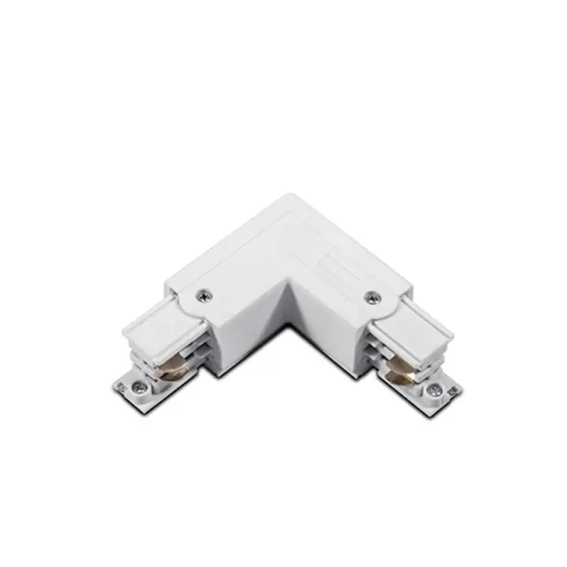 Aca Light ΔΕΞΙΟΣ ΣΥΝΔΕΣΜΟΣ ΓΩΝΙΑ 90° 4 ΚΑΛΩΔΙΩΝ ΛΕΥΚΟ