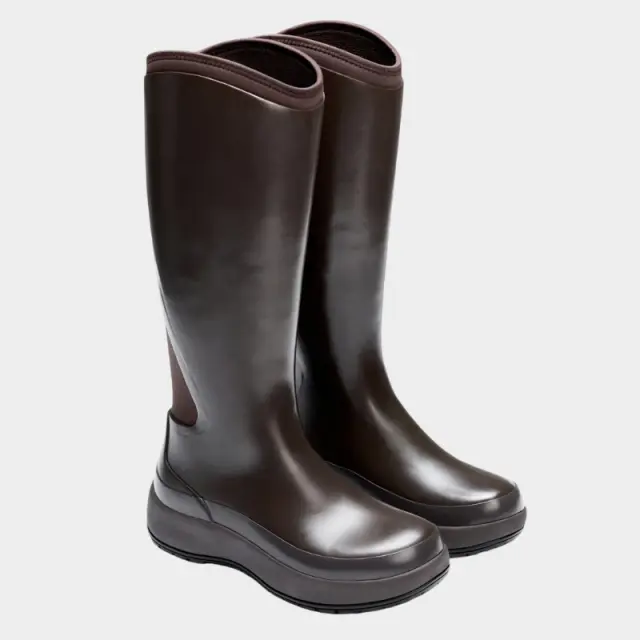 Μπότες Rains The Dry Boot W High W3 70220-201 Bark Gloss Καφέ - 37 2