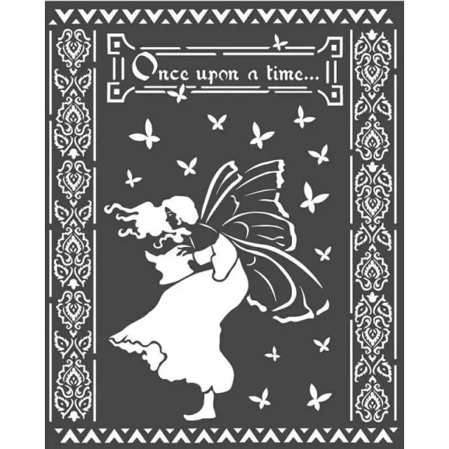 Στένσιλ Stamperia Mix Media - 20x25cm - Once Upon A Time