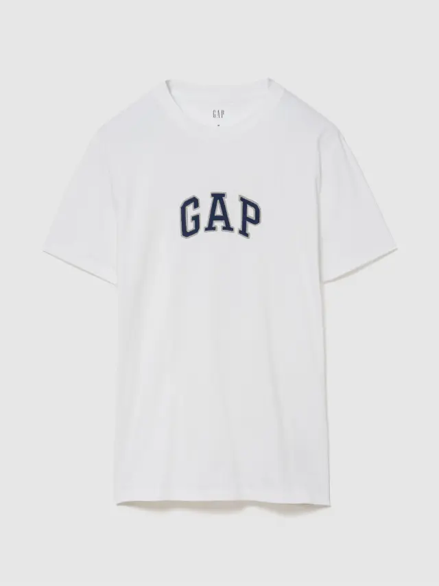 Ανδρική Μπλούζα με Gap Arch Λογότυπο white