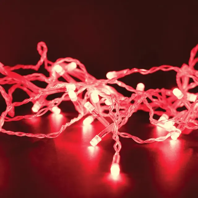 ΛΑΜΠΑΚΙΑ 300 LED ΣΕ ΣΕΙΡΑ ΚΟΚΚΙΝΑ ΚΑΟΥΤΣΟΥΚ ΑΝΤΑΠΤΟΡΑ 31VDC ΜΕ ΔΥΝΑΤΟΤΗΤΑ ΕΠΕΚΤΑΣΗΣ MAX 2 ΣΕΤ & ΚΑΛΩΔΙΟ ΔΙΑΦΑΝΟ 3m IP44 50mm / X08300421