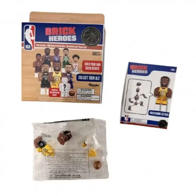 NBA Brick Heroes Μίνι Φιγούρα NBA Superstar σε Κουτάκι Έκπληξη