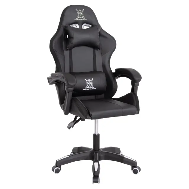 ΠΟΛΥΘΡΟΝΑ GAMING FB91203.04 ΜΑΥΡΟ-ΛΕΥΚΟ PVC & NYLON 58.5x100x120Υεκ.