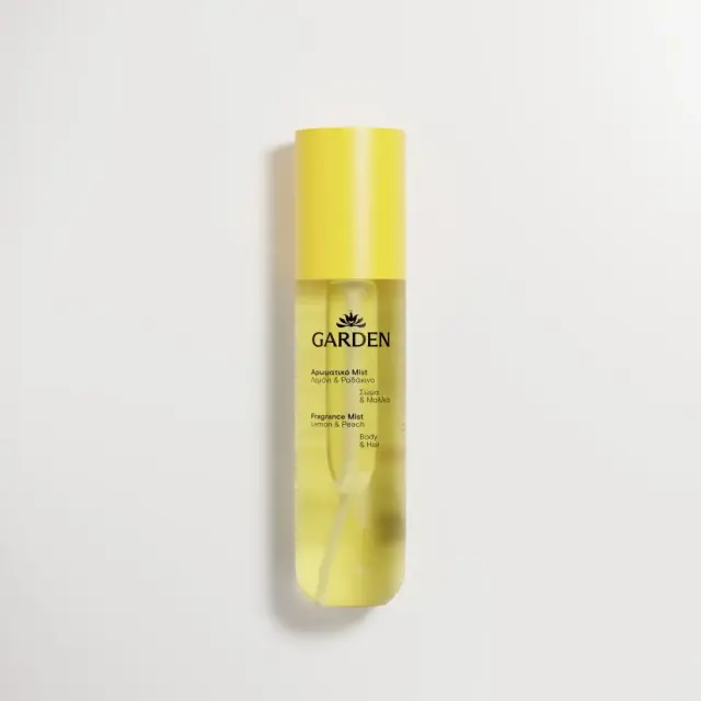 Garden Body Mist Lemon & Peach Αρωματικό Mist Με Λεμόνι & Ροδάκινο Για Σώμα & Μαλλιά 100ml