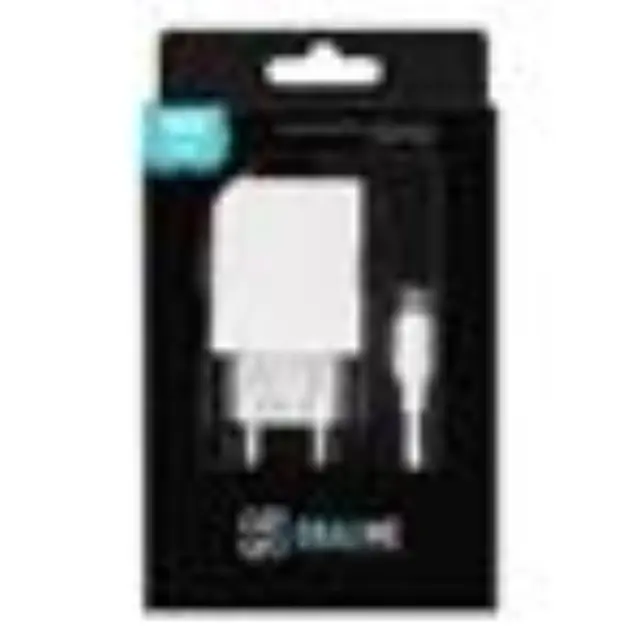 OBAL:ME Wall Charger USB-A 10W + USB-A/USB-C Cable 1m White 3