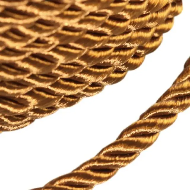 Κορδόνι Twisted Brown Ø4mm ~5m