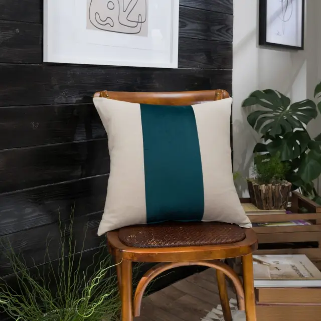 Μαξιλαροθήκη Linus 13 TEORAN 30x60cm με γέμιση 2