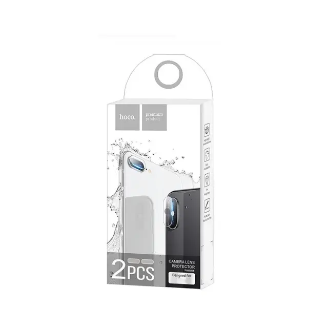 Tempered Glass Hoco V11 Film Protector Κάμερας για Apple iPhone X / XS / XS Max Διάφανο 2τεμ. 2