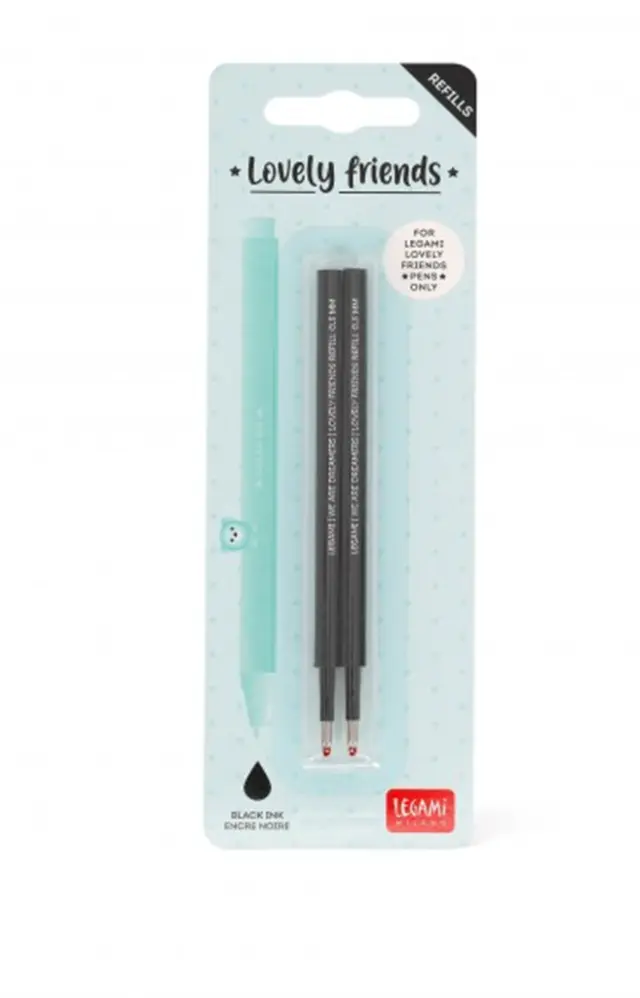Legami 2 Refills Gel Pen Black 0.5mm / REFCPP0001 (Legami)
