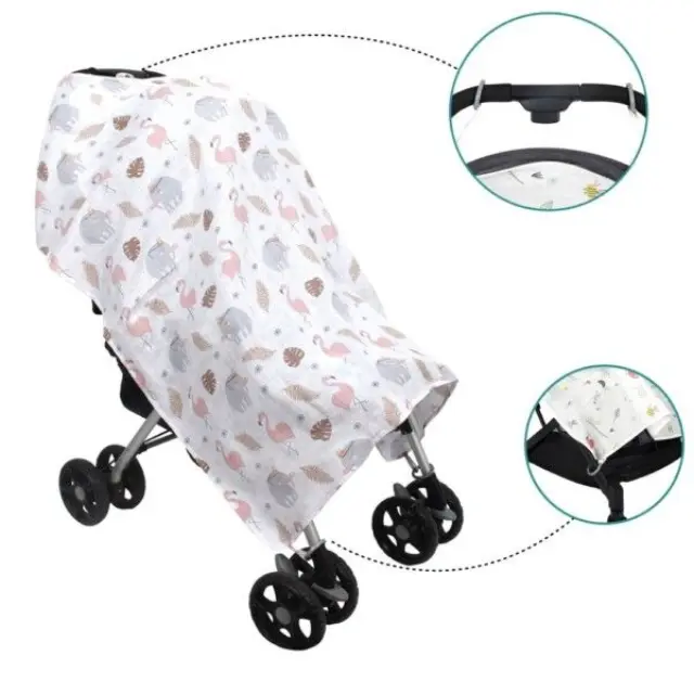 Κάλυμμα καροτσιού Sevi Bebe Flamingo 42-106 3