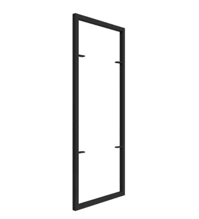 ΣΥΣΤΗΜΑ MODULAR ΠΛΑΙΣΙΟ ΡΑΦΙΕΡΑΣ FINETTO ΜΑΥΡΟ ΜΑΤ 640mm
