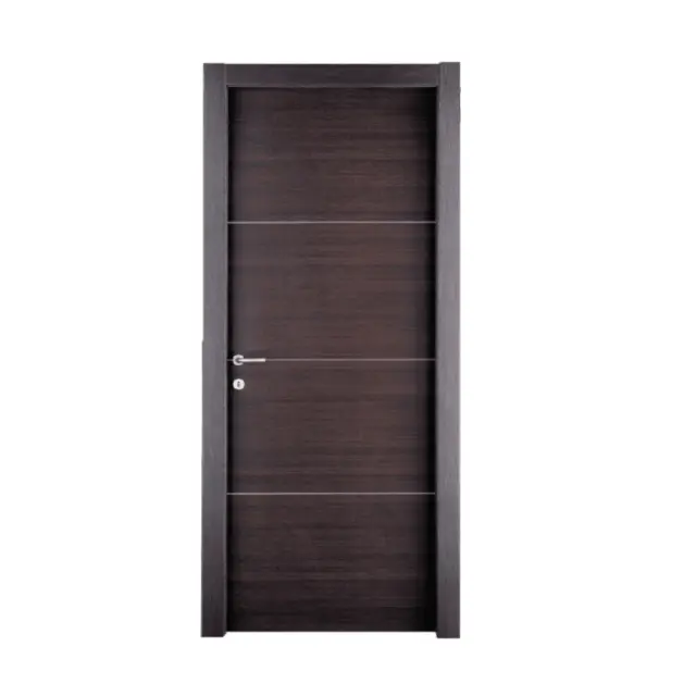 Εσωτερική Πόρτα Wenge με inox ΚΠ 100 3
