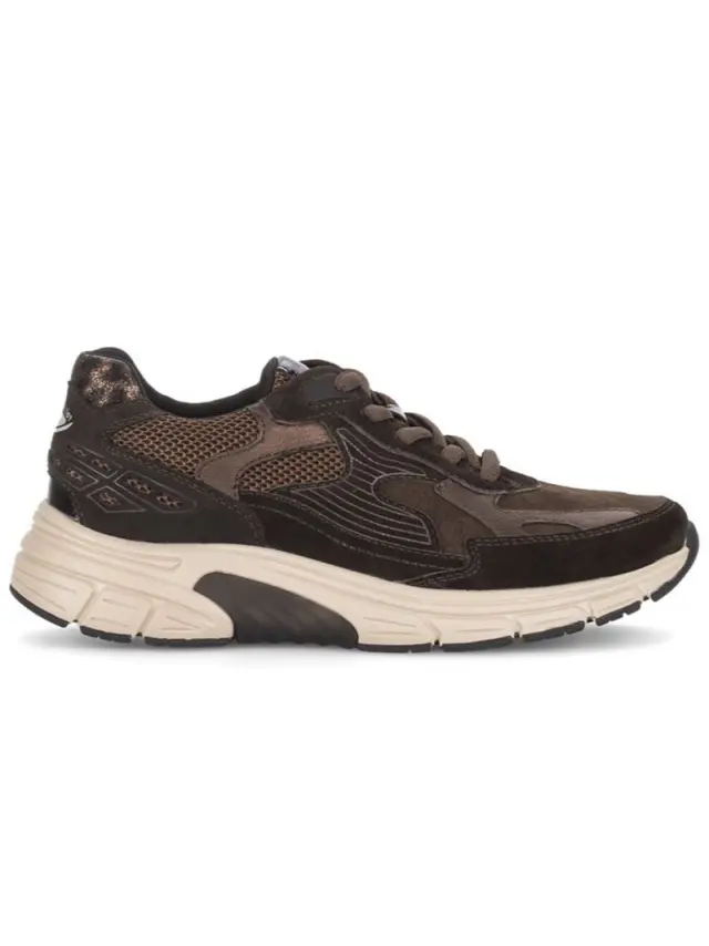 Gabor Sneakers Γυναικείο δέρμα/ύφασμα Καφέ GAB/030602 003-BROWN - 36 3