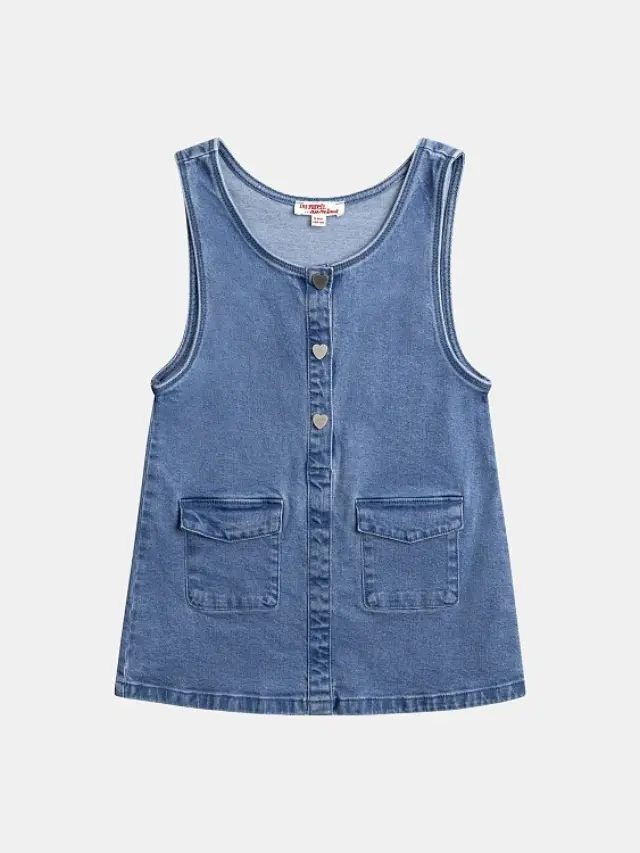 Παιδικό Φόρεμα για Κορίτσια Denim Staple ΜΠΛΕ