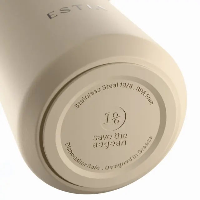 Estia Travel Flask Save The Aegean Pulse Dune καπάκι leak proof 0.5lt 3