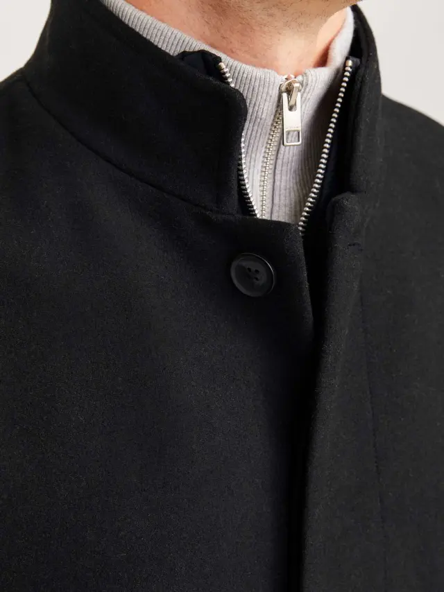 JJEHARRISON WOOL JACKET SN Black 2