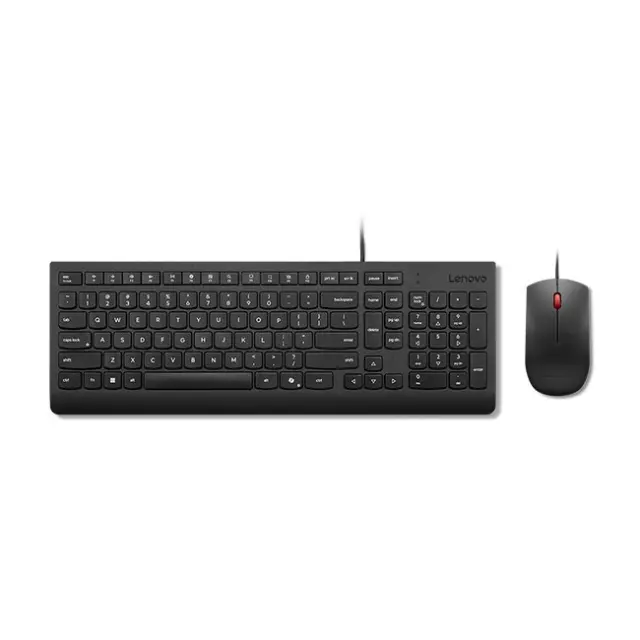 Lenovo Keyboard & Mouse Set Essential Wired Combo Black (4X31R64414)