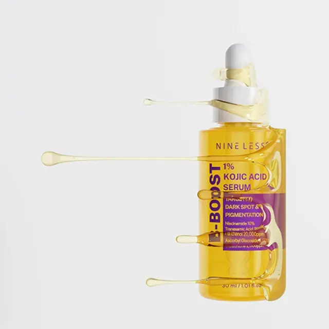 NINELESS B-Boost 1% Kojic Acid Serum Ορός Λεύκανσης 30ml 3