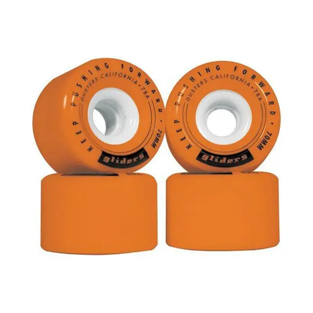 Dusters Orange Wheels Gliders - Πορτοκαλί ροδάκια 70mm