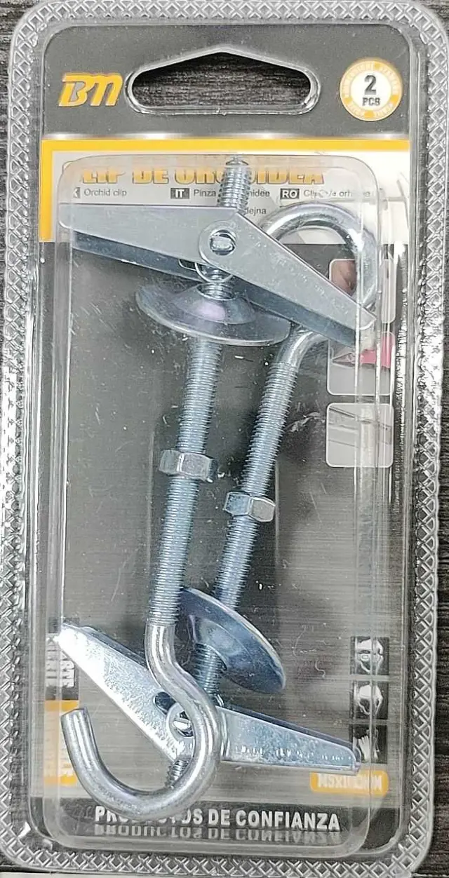 Βύσματα γυψοσανίδας με άγκιστρο - M5*100mm - Σετ 12 πακέτα των 2 τεμαχίων - 206678 2