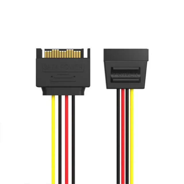 VENTION SATA 15-Pin Power Extension Cable 0.3M Black (KDABY) (VENKDABY)