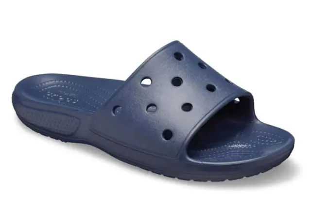 Crocs Classic Navy Casual Slider Slip On Sandal Lightweight Beach Crocs 42-43