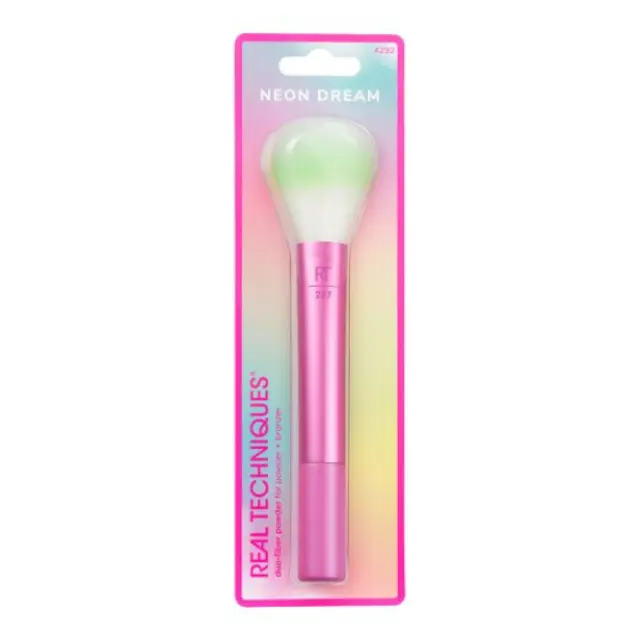 Real Techniques Πινέλο Μακιγιαζ για Πούδρα Neon Dream-Duo Fiber Powder Brush
