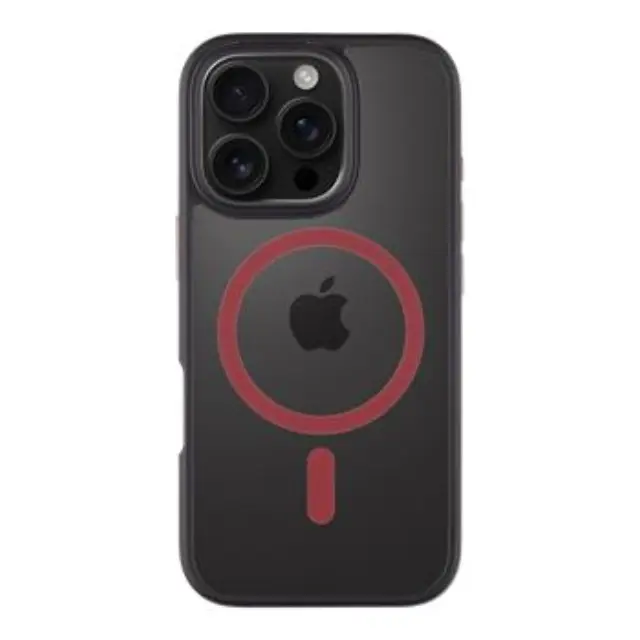 Tactical MagForce Hyperstealth 2.0 Cover for Apple iPhone 16 Pro Black/Red