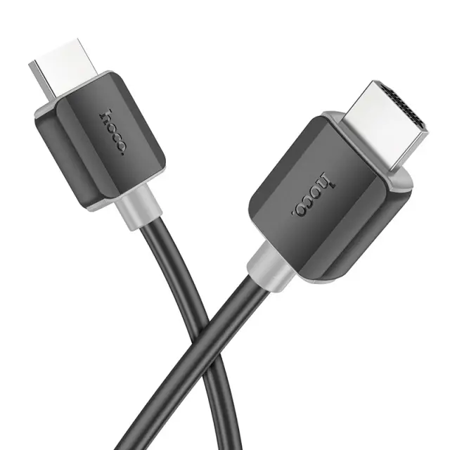 Καλώδιο Hoco US08 HDMI 2.0 σε HDMI 4K 60Hz HD 18Gbps Μαύρο 1m 3