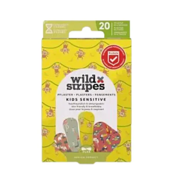 Wild Stripes Kids Jungle Vibe Παιδικά Αυτοκόλλητα Επιθέματα 20τμχ