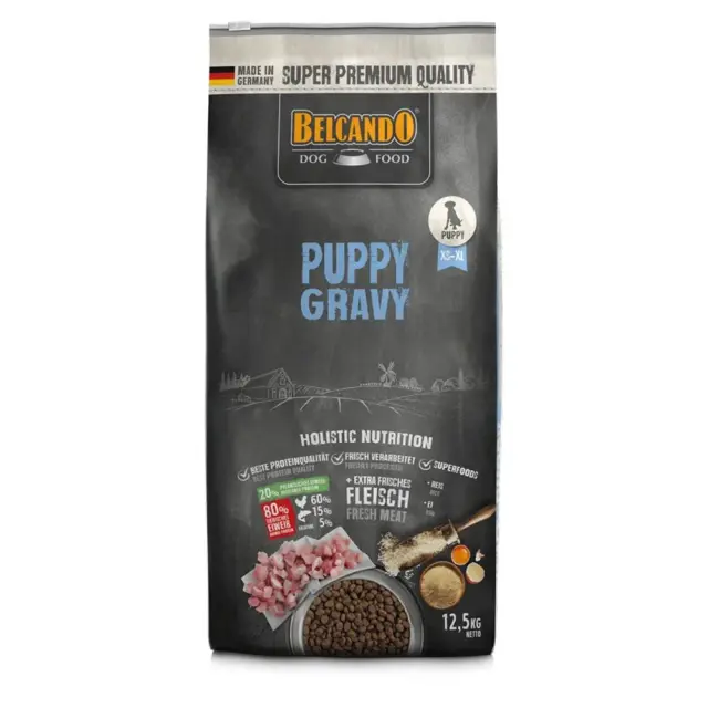 Belcando Puppy Gravy Ξηρά Τροφή για Κουτάβια με Πουλερικά και Ρύζι 12.5kg