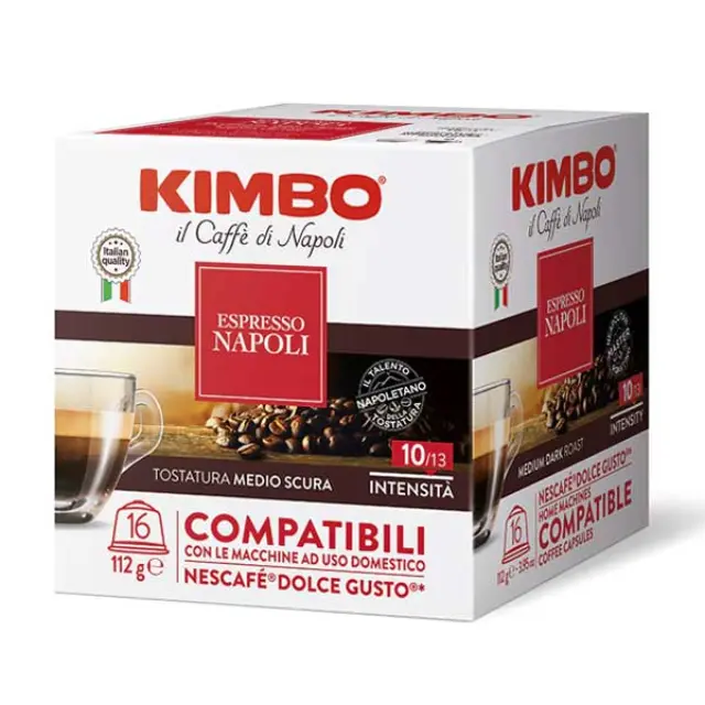 Kimbo Napoli συμβατές κάψουλες Dolce Gusto - 16 τεμ.