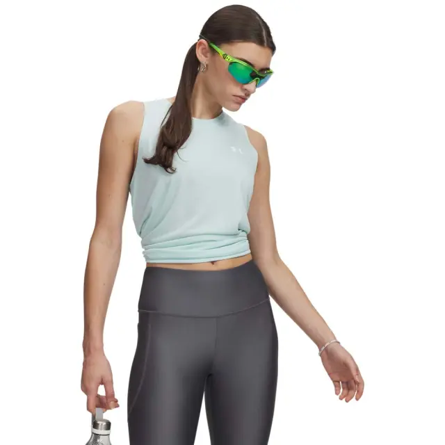 Under Armour Women's Tech Solid Tank Μέντα 1383655-703 (Under Armour) - XSmall