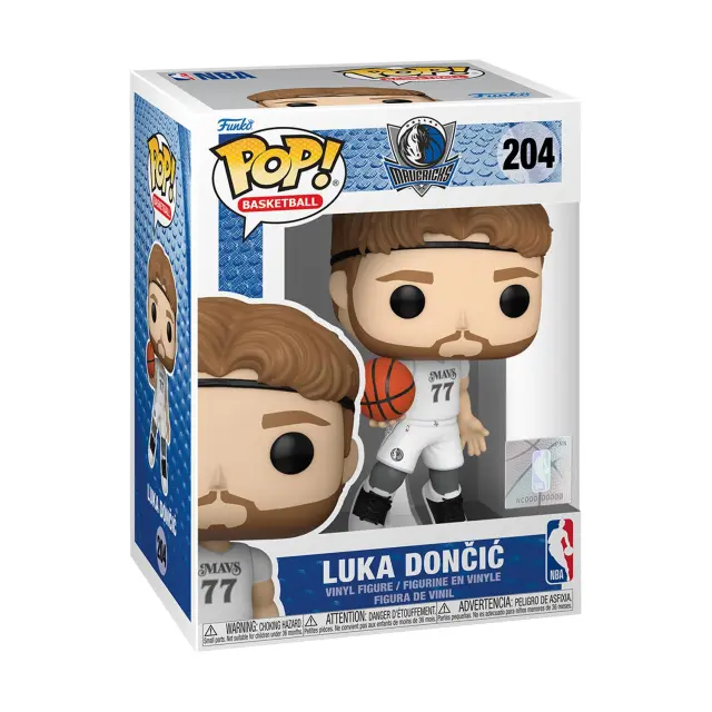 Funko POP! Basketball: NBA Mavericks - Luka Doncic (City Edition 24-25 #204 Vinyl Figure 2