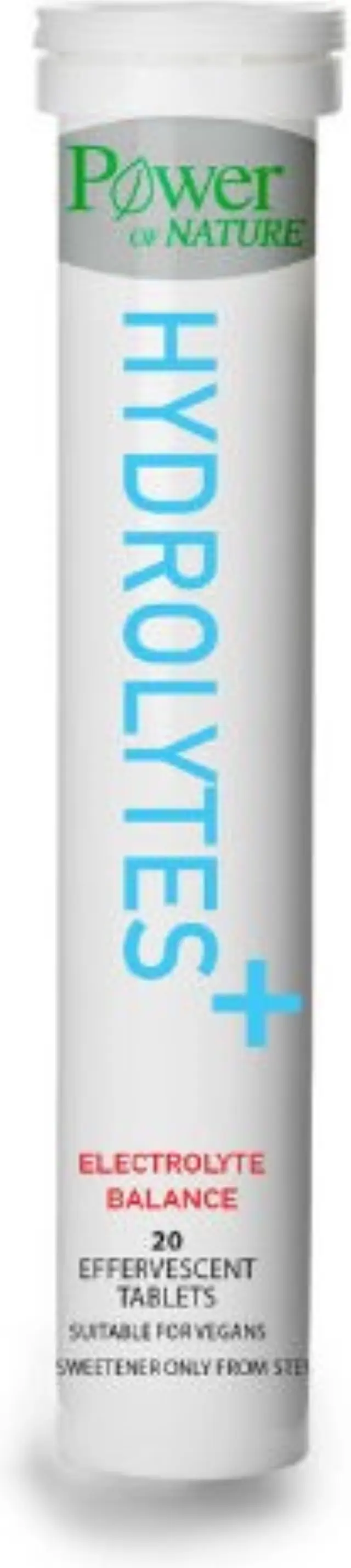 Power Of Nature- Hydrolytes+ Ηλεκτρολύτες 20 Aναβράζοντα Δισκία