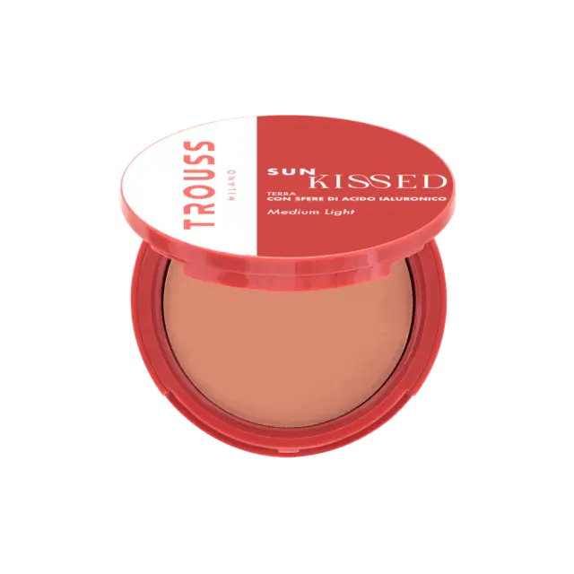 Trouss Milano Sun Kissed Πούδρα Bronzer με Υαλουρονικό Medium Light, 9gr