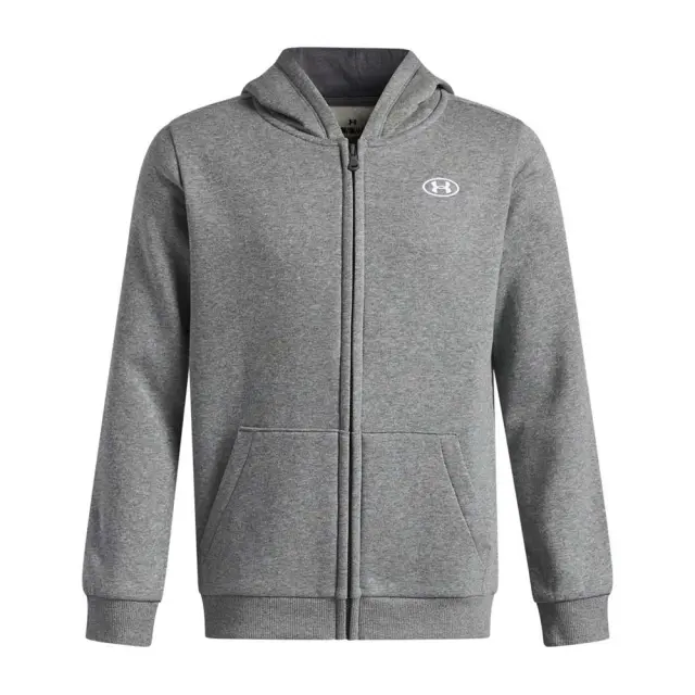 Under Armour Boy's Rival Fleece Full-Zip Hoodie Γκρι 6013383-025 (Under Armour)