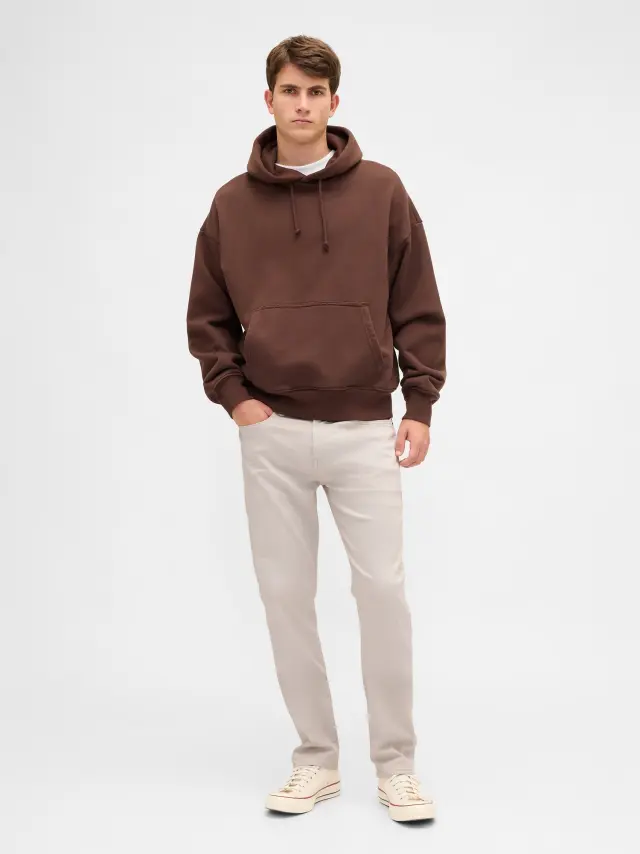 Μπεζ City Jean Παντελόνι σε Slim Fit με GapFlex Max Fresh praline