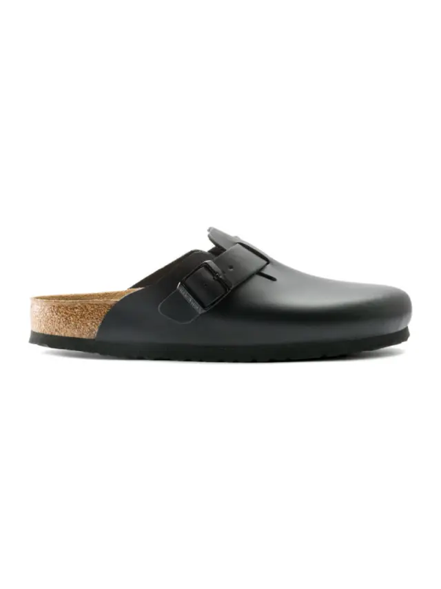 Birkenstock Σαμπώ Επαγγελματικό δέρμα Μαύρο BIR/BOSTON 060193 BLACK 3