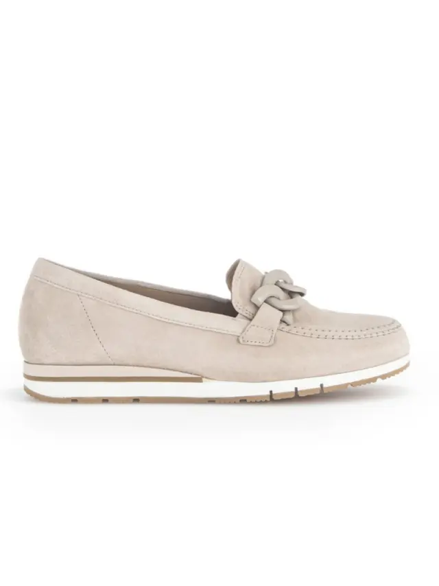 Gabor Μοκασίνια-Loafers Γυναικείο δέρμα Nubuck Μπεζ GAB/52415 33-OASI 3