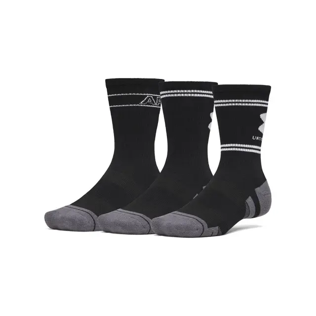 Under Armour Perf Tech Nov (3Pair) (6015141-008) - Μαύρο