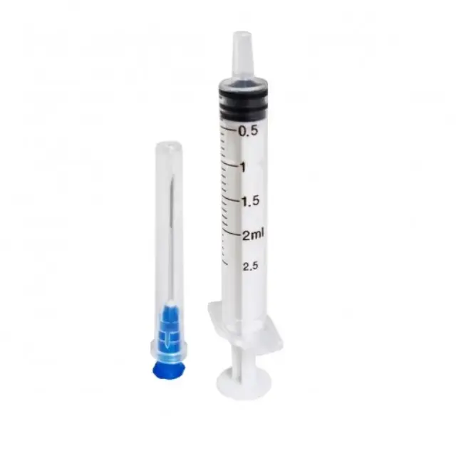 Σύριγγες 3 Μερών (3P) 2 ml με Αποσπώμενη Βελόνα 23G, Serix (100 τεμ.) Luer Slip