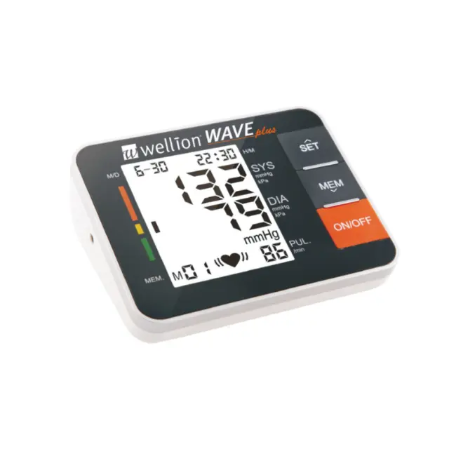 Wellion Wave Plus Blood Pressure Monitor Ηλεκτρονικό Πιεσόμετρο Μπράτσου 1τεμάχιο