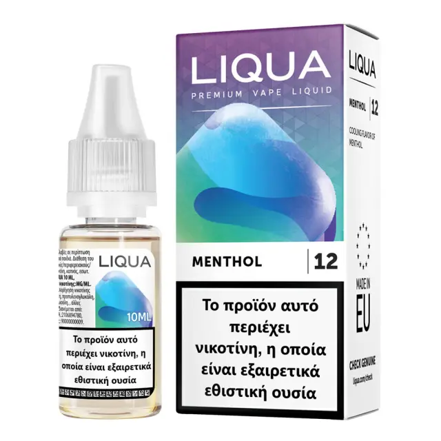 Liqua Menthol 12mg 10ml Υγρό Αναπλήρωσης
