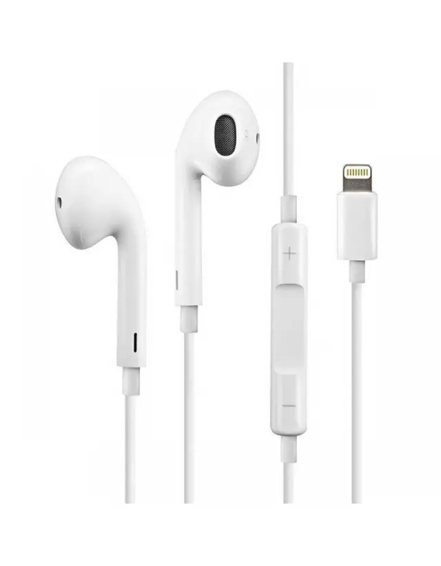 FISEMW20 FIESTA EARPHONES WITH MIC LIGHTNING WHITE 2