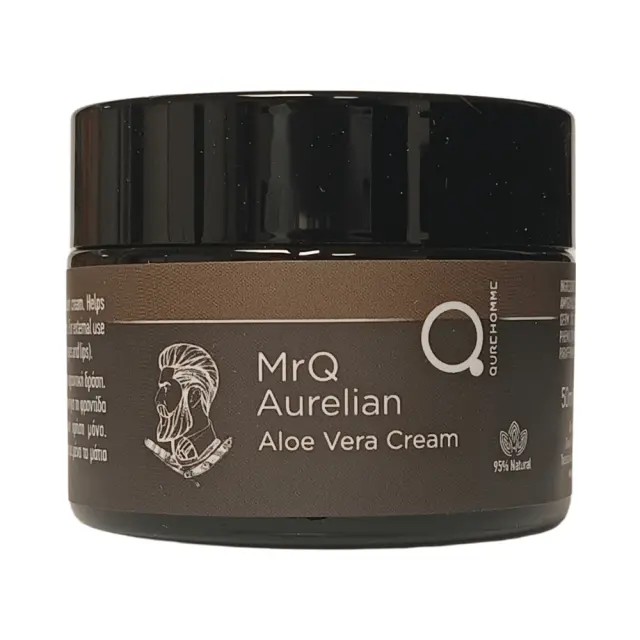 MrQ Aurelian Aloe Vera Cream 50ml – Ενυδατική Κρέμα με Αλόη για Άνδρες