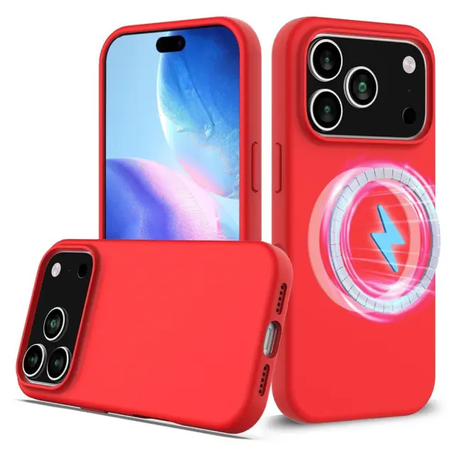 MagSafe Θήκη για iPhone 17 Pro/18 Pro-Red OEM