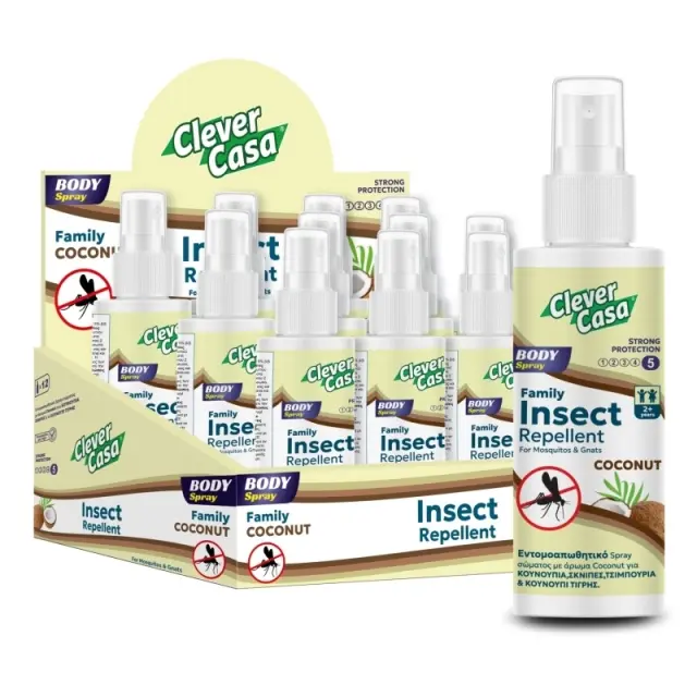 Clever Casa Εντομοαπωθητική Λοσιόν σε Spray με Άρωμα Coconut 100ml
