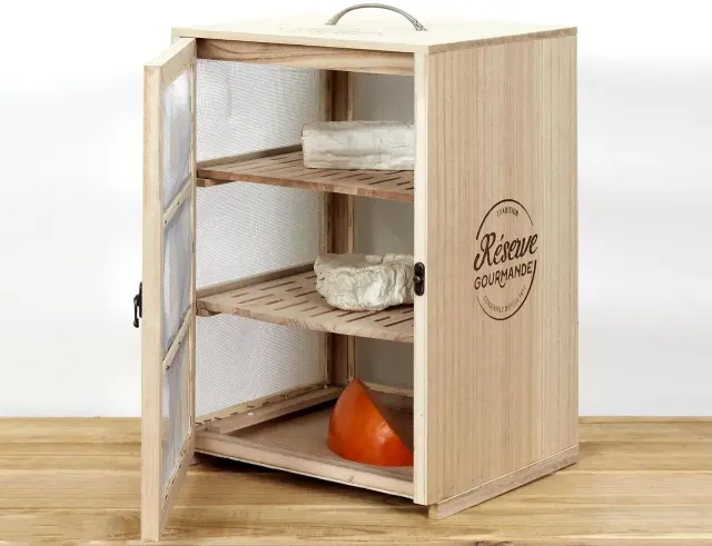 Δοχείο Αποθήκευσης τυριών Cook Concept απο Ξύλο Paulownia - 28x24x39 cm KA4717