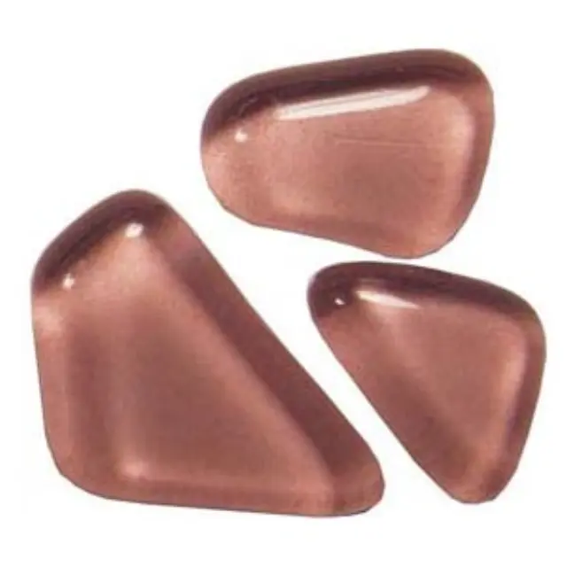 Γυάλινες Ψηφίδες Soft Glass - Rose - Πολυγωνικές - 200gr